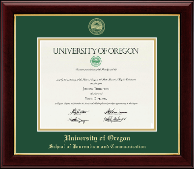 University of Oregon diploma frame - Gold Embossed Diploma Frame in Gallery
