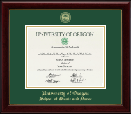 University of Oregon diploma frame - Gold Embossed Diploma Frame in Gallery