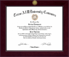 Texas A&M University - Commerce diploma frame - Century Gold Engraved Diploma Frame in Cordova