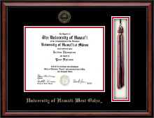 University of Hawaii West Oahu diploma frame - Tassel & Cord Diploma Frame in Southport