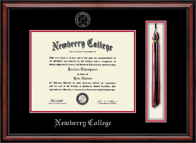 Newberry College diploma frame - Tassel & Cord Diploma Frame in Southport