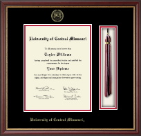 University of Central Missouri Tassel Edition Diploma Frame in Newport