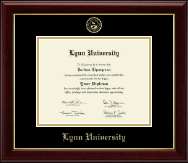 Lynn University diploma frame - Gold Embossed Diploma Frame in Gallery