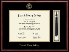 Patrick Henry College diploma frame - Tassel Edition Diploma Frame in Southport