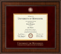 University of Minnesota diploma frame - Presidential Masterpiece Diploma Frame in Madison