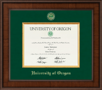University of Oregon Presidential Masterpiece Diploma Frame in Madison
