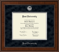 Post University diploma frame - Presidential Silver Engraved Diploma Frame in Madison