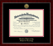 Boston University diploma frame - Gold Engraved Medallion Diploma Frame in Sutton