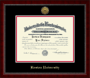 Boston University diploma frame - Gold Engraved Medallion Diploma Frame in Sutton