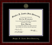 Stephen F. Austin State University Gold Embossed Diploma Frame in Sutton
