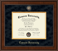 Towson University Presidential Masterpiece Diploma Frame in Madison