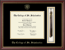 The College of St. Scholastica diploma frame - Tassel Edition Diploma Frame in Newport