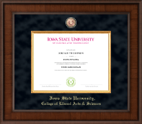 Iowa State University Presidential Masterpiece Diploma Frame in Madison
