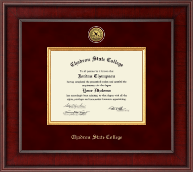 Chadron State College diploma frame - Presidential Gold Engraved Diploma Frame in Jefferson