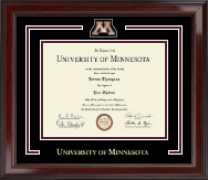 University of Minnesota diploma frame - Spirit Medallion Diploma Frame in Encore