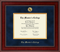 The Master's College diploma frame - Presidential Gold Engraved Diploma Frame in Jefferson