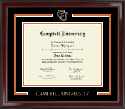 Campbell University Spirit Medallion Diploma Frame in Encore