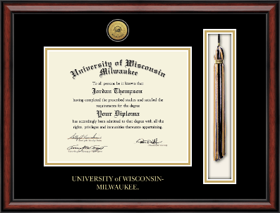 University of Wisconsin-Milwaukee diploma frame - Tassel & Cord Diploma Frame in Southport