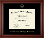 The University of Southern Mississippi diploma frame - Gold Embossed Diploma Frame in Cambridge