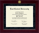 East Central University Millennium Gold Engraved Diploma Frame in Cordova