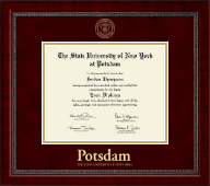 State University of New York at Potsdam Gold Embossed Diploma Frame in Sutton