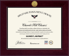 United States Army certificate frame - Century Gold Engraved Certificate Frame in Cordova