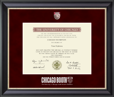 University of Chicago diploma frame - Regal Edition Diploma Frame in Noir