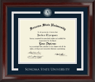 Sonoma State University Showcase Edition Diploma Frame in Encore