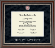 Trinity University Regal Edition Diploma Frame in Chateau