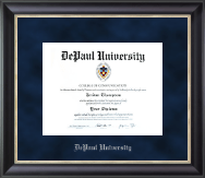 DePaul University diploma frame - Regal Edition Diploma Frame in Noir