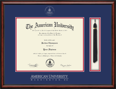 American University diploma frame - Tassel & Cord Diploma Frame in Southport