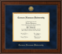 Carson-Newman University Presidential Gold Engraved Diploma Frame in Madison