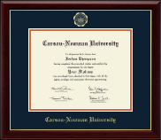 Carson-Newman University diploma frame - Gold Embossed Diploma Frame in Gallery