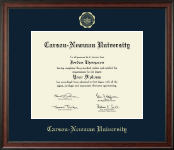 Carson-Newman University diploma frame - Gold Embossed Diploma Frame in Studio