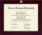 Carson-Newman University Century Gold Engraved Diploma Frame in Cordova