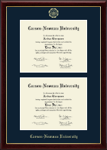 Carson-Newman University Double Document Diploma Frame in Gallery
