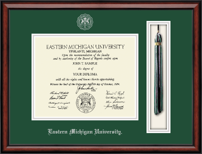 Eastern Michigan University diploma frame - Tassel & Cord Diploma Frame in Southport