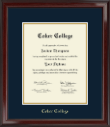 Coker College Gold Embossed Diploma Frame in Encore