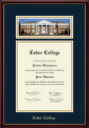 Coker College diploma frame - Campus Scene Edition Diploma Frame in Galleria