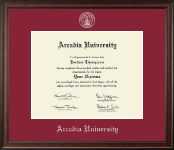 Arcadia University diploma frame - Silver Embossed Diploma Frame in Studio