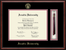 Arcadia University Tassel Edition Diploma Frame in Southport