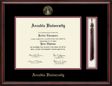 Arcadia University diploma frame - Tassel & Cord Diploma Frame in Southport