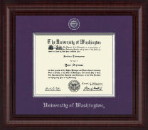 University of Washington Presidential Masterpiece Diploma Frame in Premier