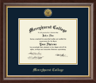 Mercyhurst College Erie Gold Engraved Medallion Diploma Frame in Hampshire