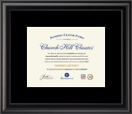 Graduation Gifts diploma frame - Custom Diploma Frame - 8.5'x11' in Midnight