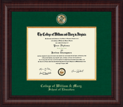 William & Mary diploma frame - Presidential Masterpiece Diploma Frame in Premier