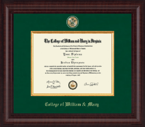 William & Mary diploma frame - Presidential Masterpiece Diploma Frame in Premier