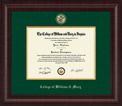 William & Mary diploma frame - Presidential Masterpiece Diploma Frame in Premier