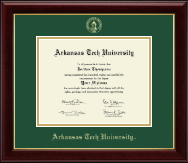 Arkansas Tech University Gold Embossed Diploma Frame in Gallery