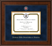 National Rifle Association of America Presidential Masterpiece Certificate Frame in Madison